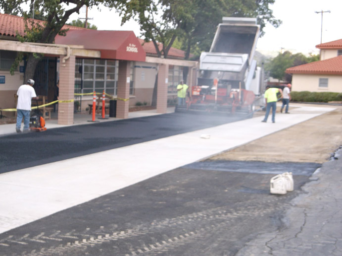 Paving St. Rose Church
